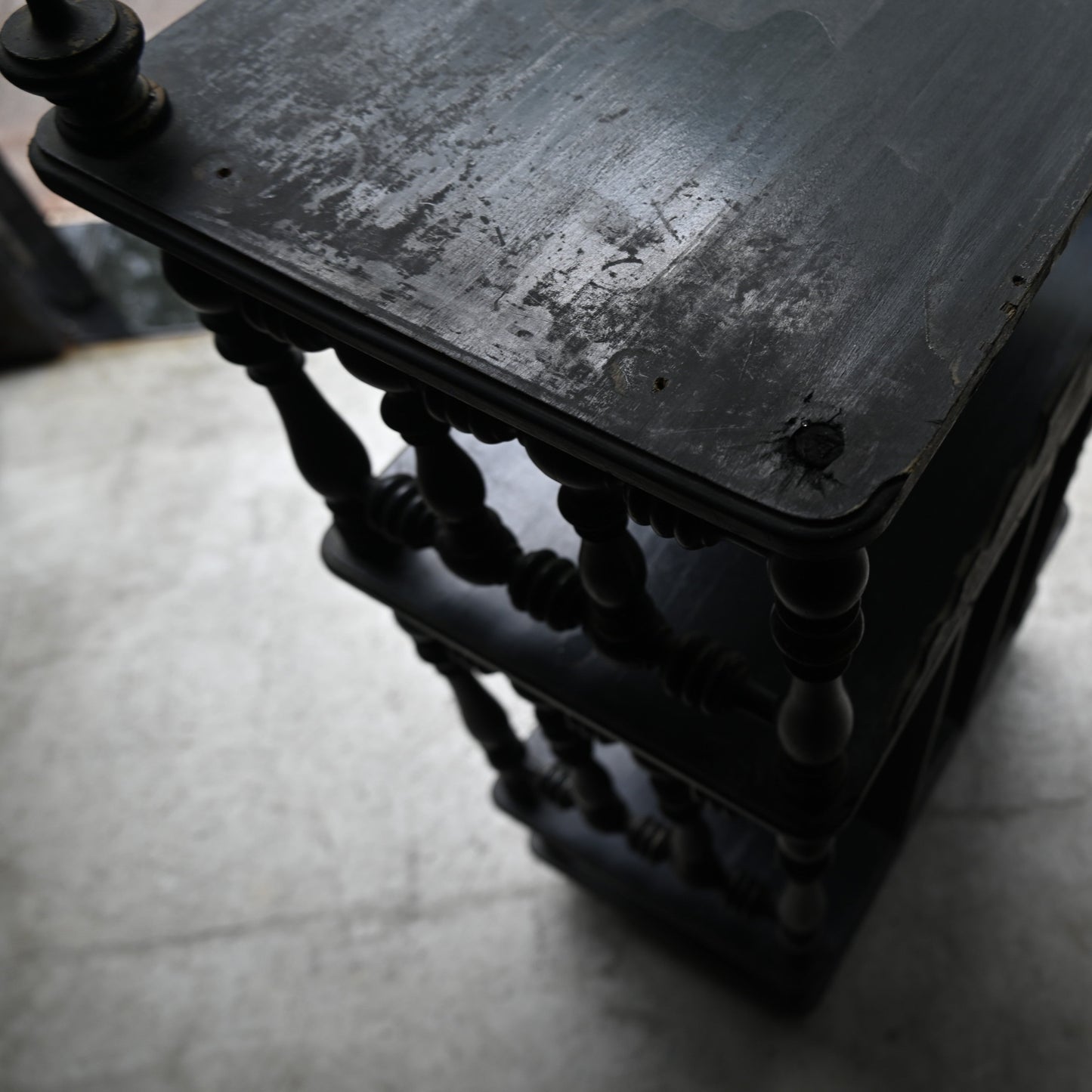 Napoléon III Style Black Shelf｛RF-00409｝