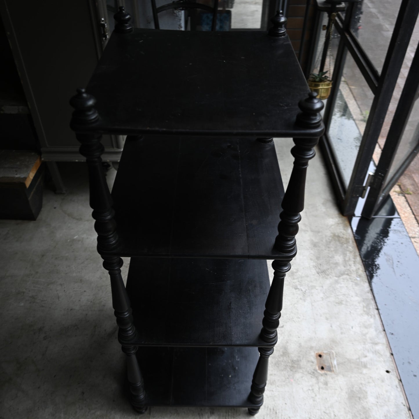 Napoléon III Style Black Shelf｛RF-00408｝