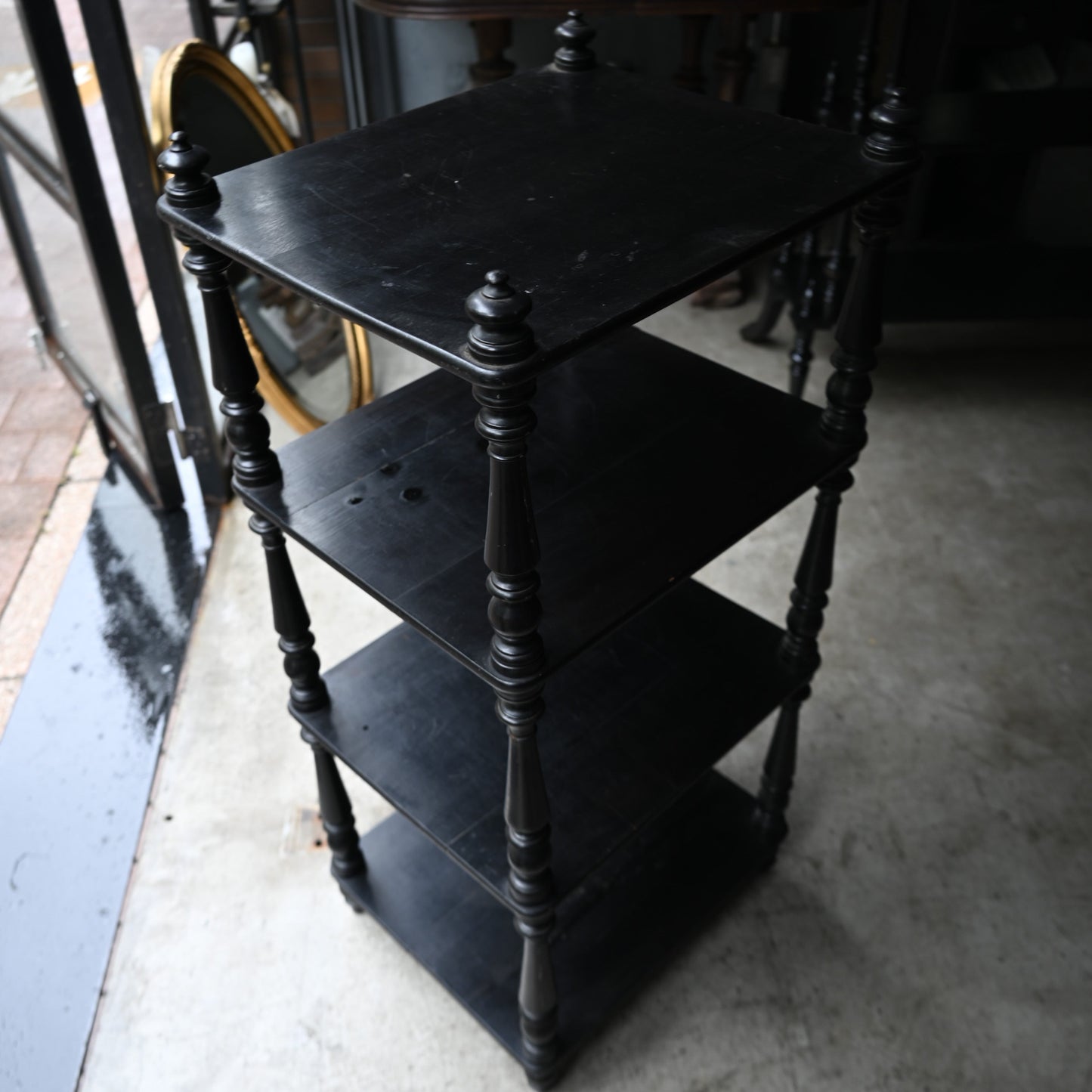 Napoléon III Style Black Shelf｛RF-00408｝