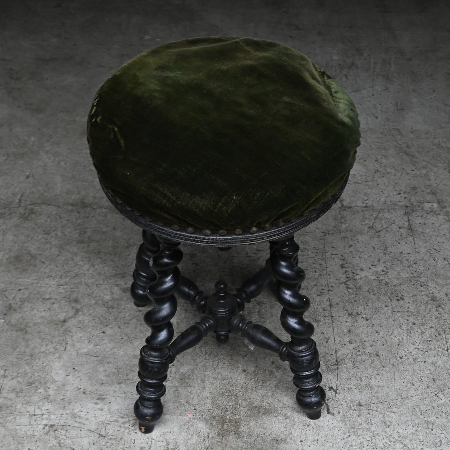Napoléon III Style Black stool｛RF-00503｝