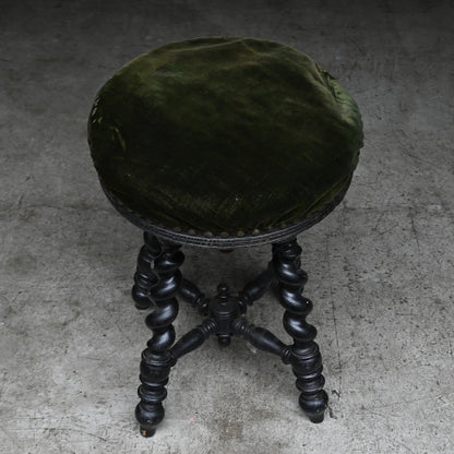 Napoléon III Style Black stool｛RF-00503｝