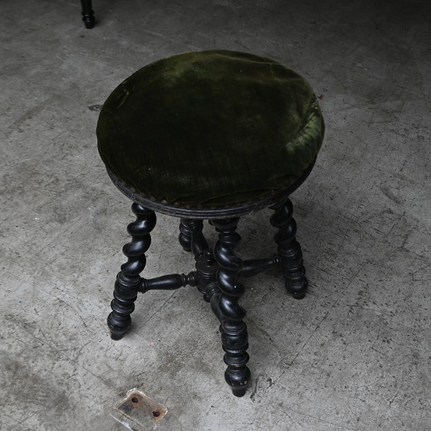 Napoléon III Style Black stool｛RF-00503｝