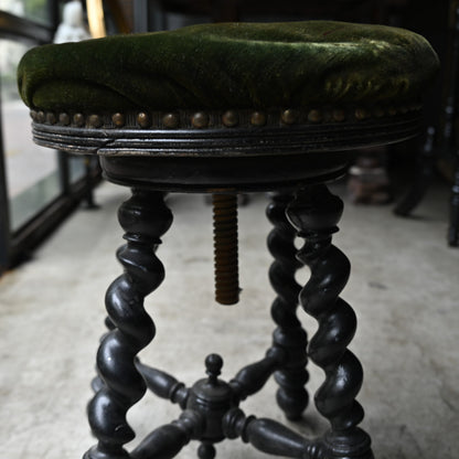 Napoléon III Style Black stool｛RF-00503｝