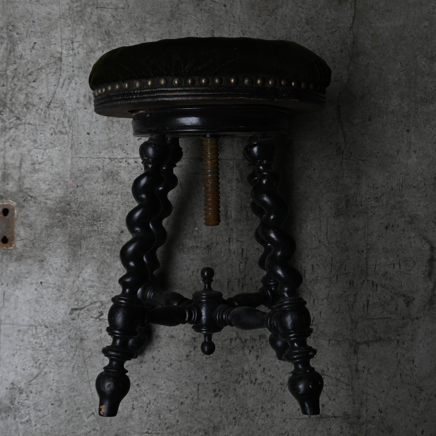 Napoléon III Style Black stool｛RF-00503｝