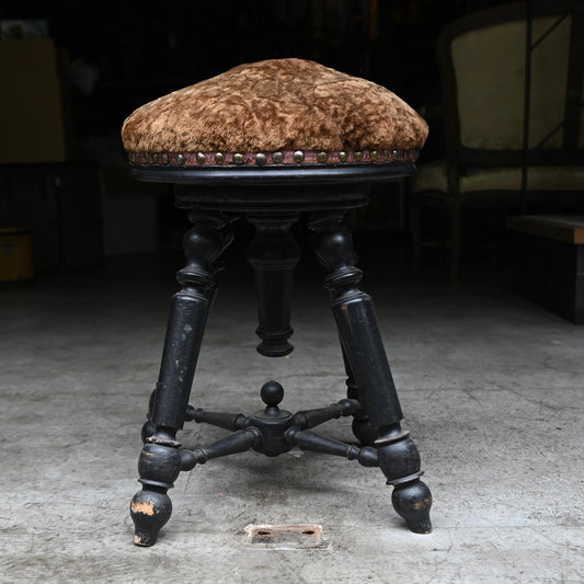Napoléon III Style Black stool｛RF-00504｝