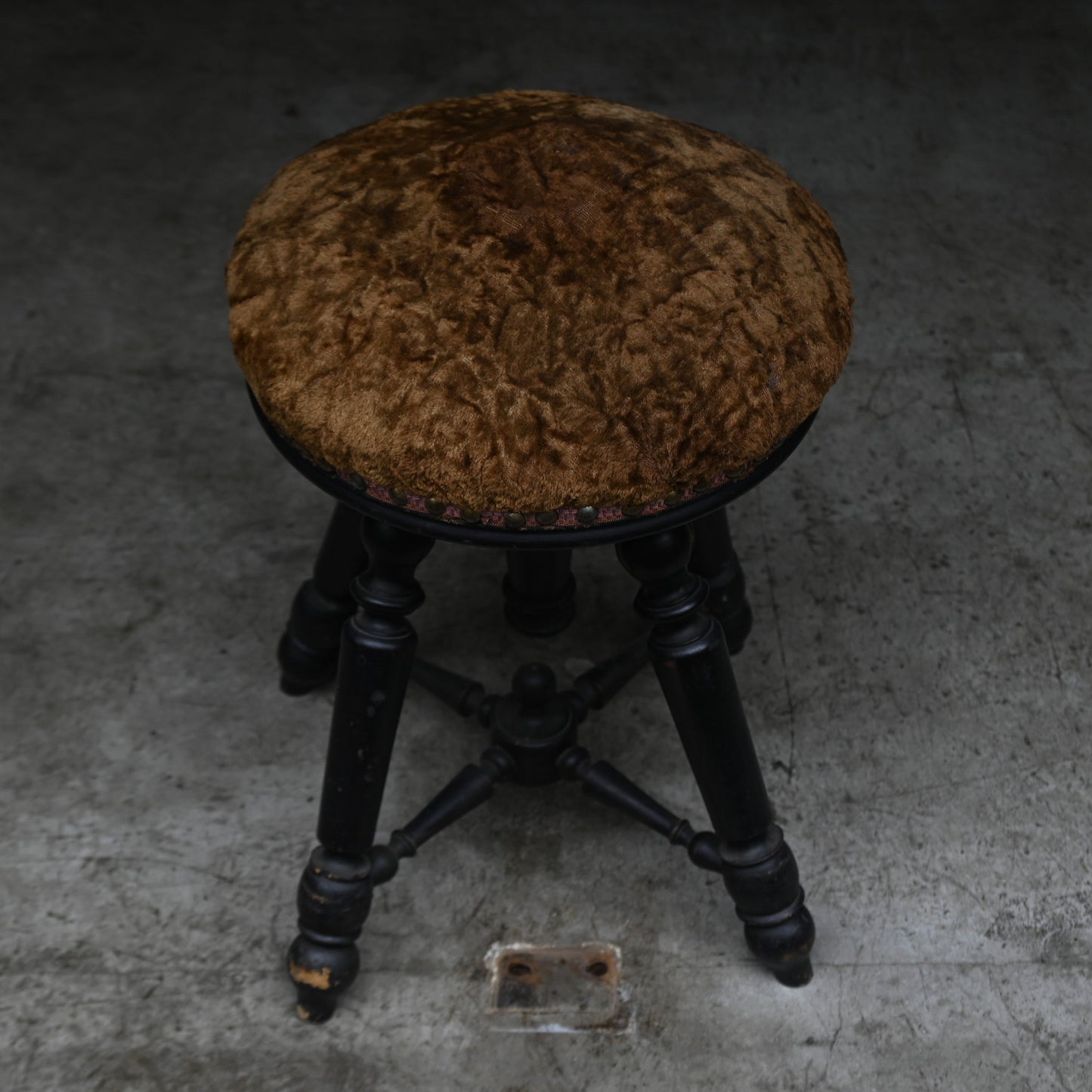 Napoléon III Style Black stool｛RF-00504｝