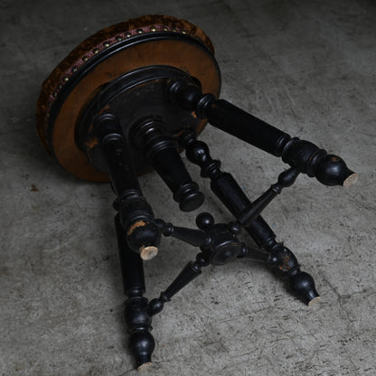 Napoléon III Style Black stool｛RF-00504｝