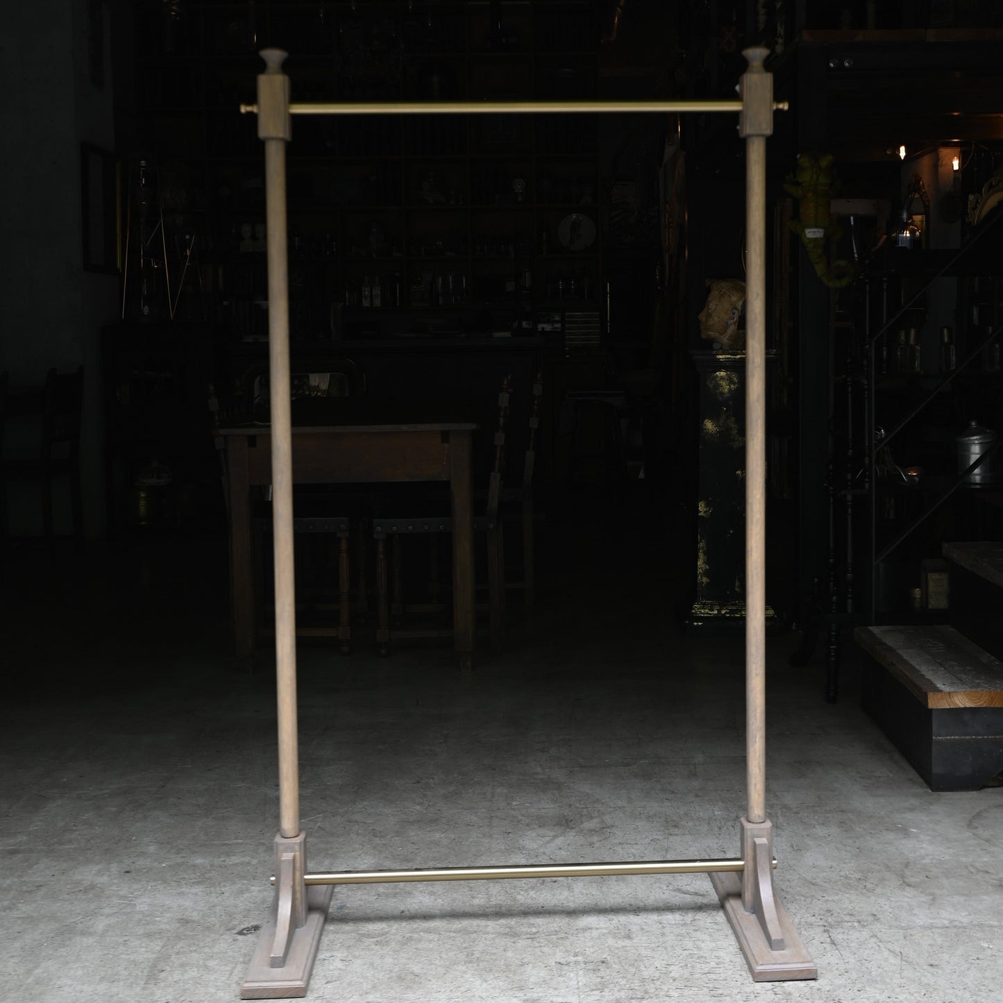 Brass × Wood Hanger Rack｛RF-00214｝