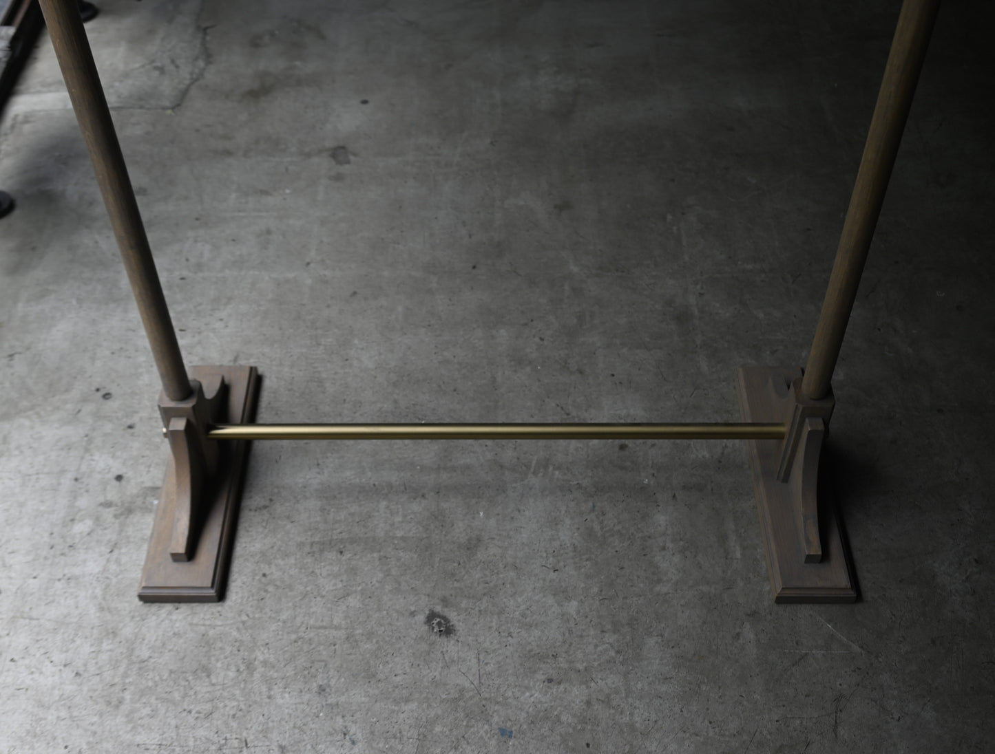 Brass × Wood Hanger Rack｛RF-00214｝