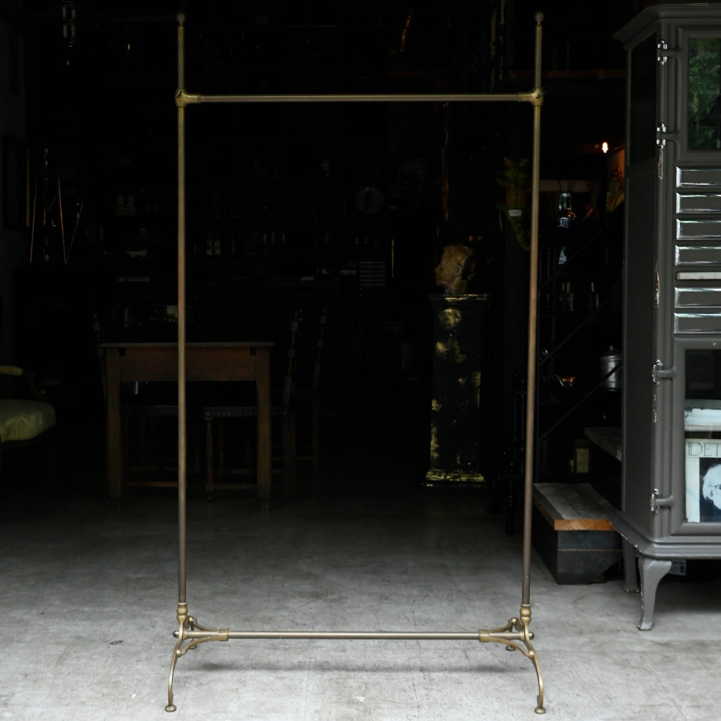 Antique Brass metal hanger rack｛RF-00215｝