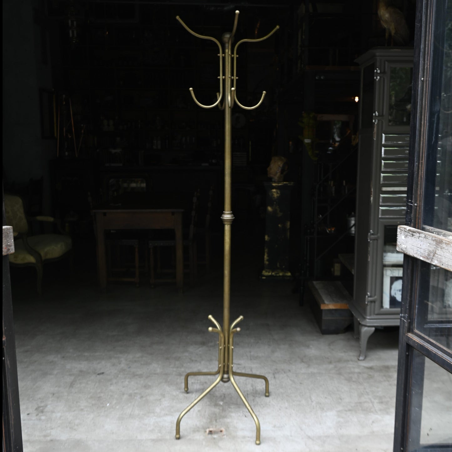 Antique Brass Coat Stand｛RF-01316｝