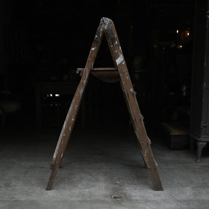 Paint shabby Wood Ladder｛RF-00216｝