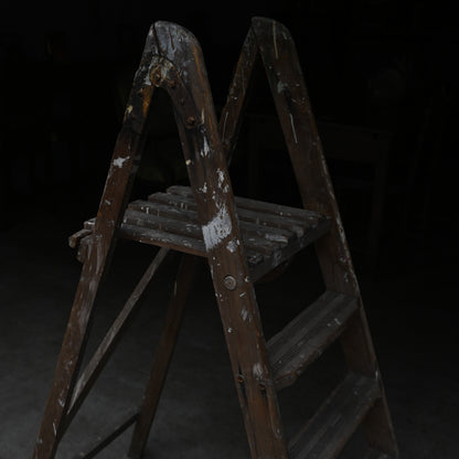 Paint shabby Wood Ladder｛RF-00216｝