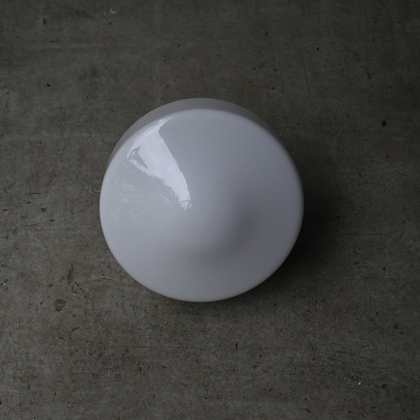 School House Lamp "Milk Glass"｛RF-00805｝