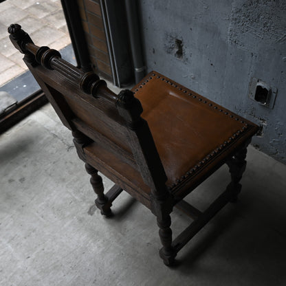 Wood Chair  Monogram "LL"｛RF-00509｝