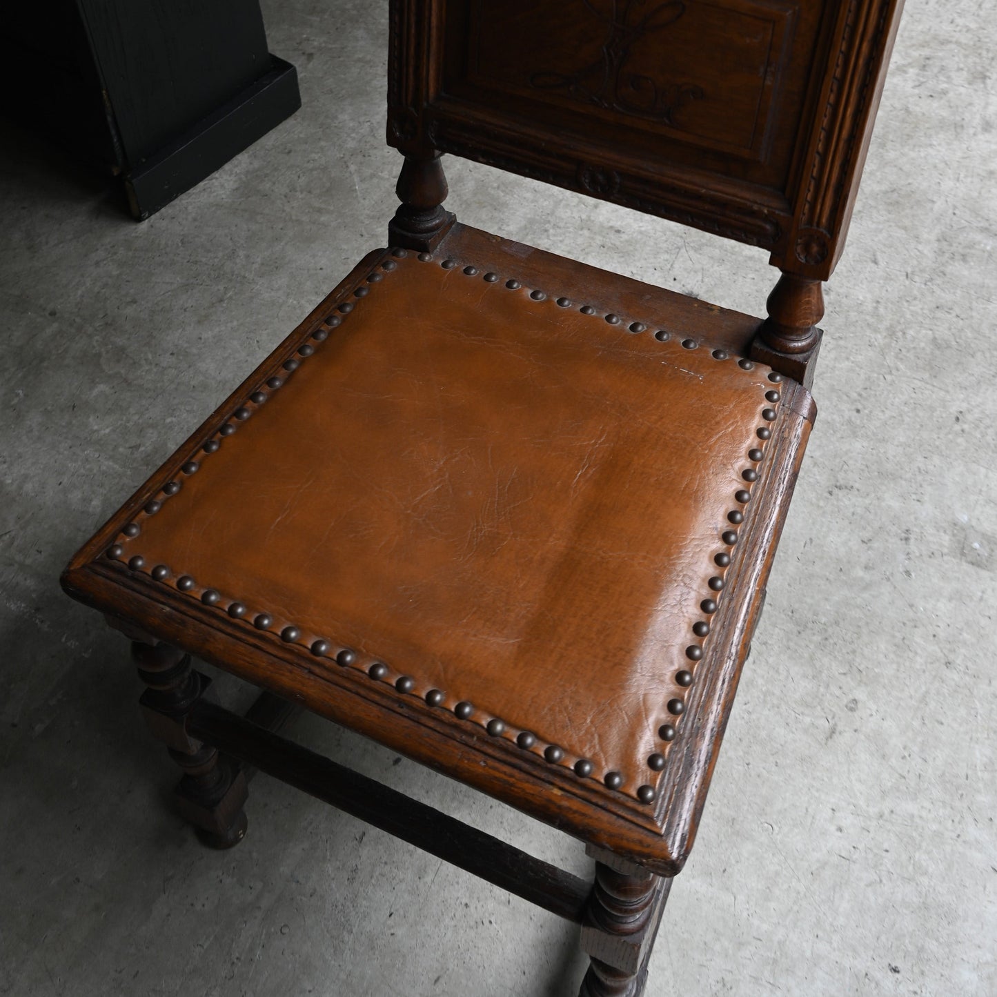 Wood Chair  Monogram "LL"｛RF-00509｝