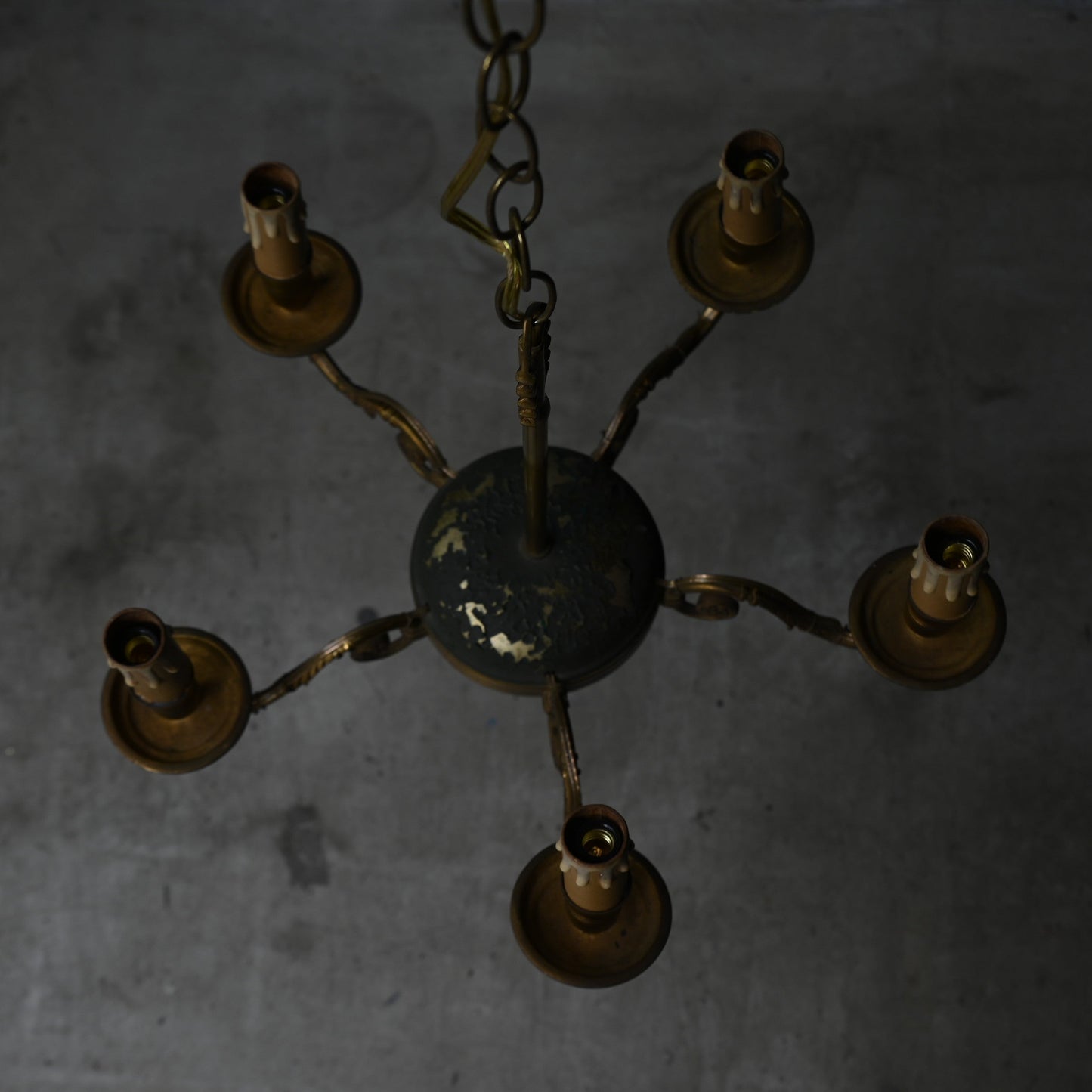 Antique Brass chandelier（5灯）｛RF-00716｝