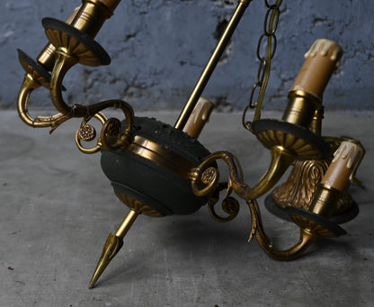 Antique Brass chandelier（5灯）｛RF-00716｝