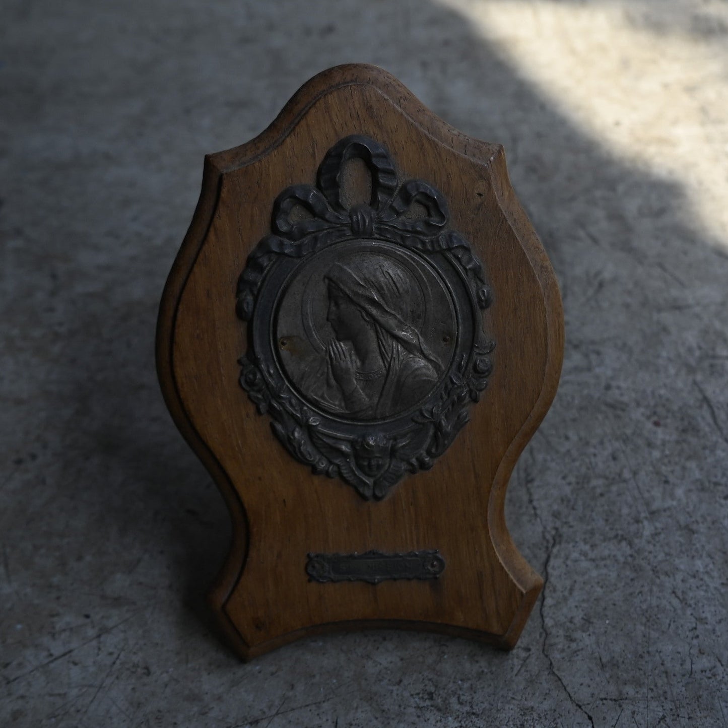 Devotional stand plaque Mother Mary  ｛ RB-00222 ｝