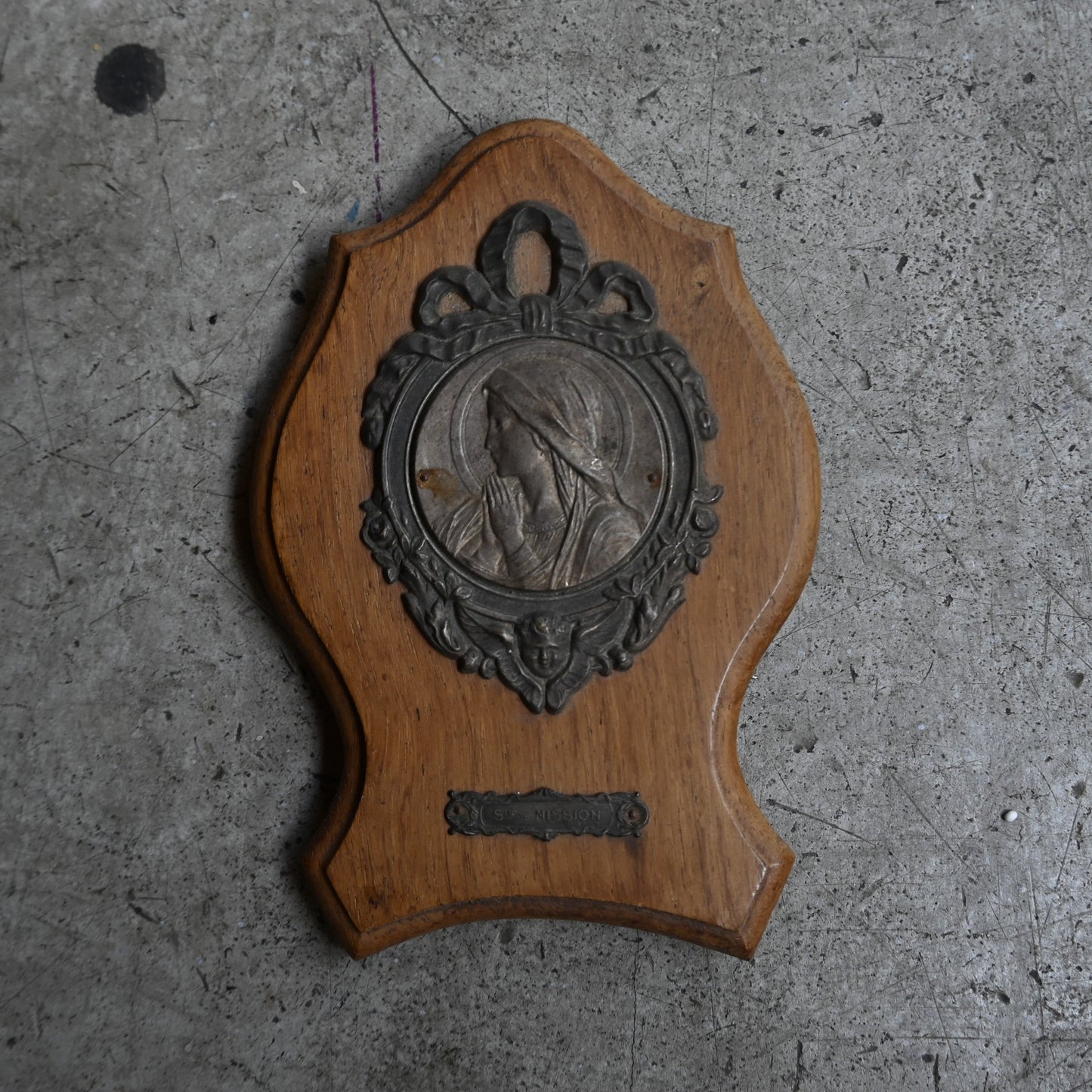 Devotional stand plaque Mother Mary  ｛ RB-00222 ｝