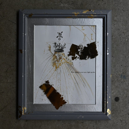 Collage art "Salvador Dalí&Gala"（Curios）｛RM-00113｝