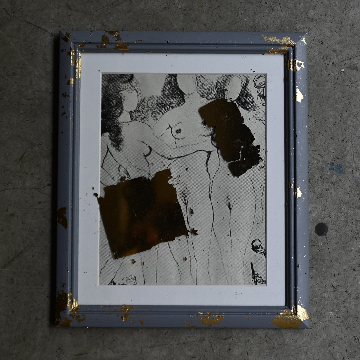 Collage art "Salvador Dalí&Gala"（Curios）｛RM-00114｝