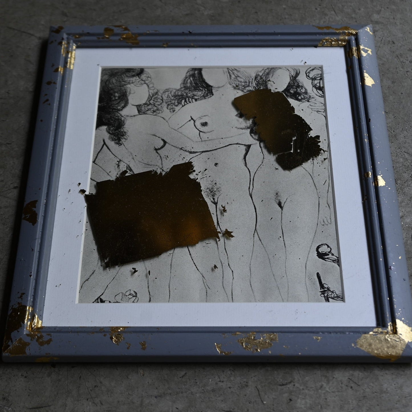 Collage art "Salvador Dalí&Gala"（Curios）｛RM-00114｝