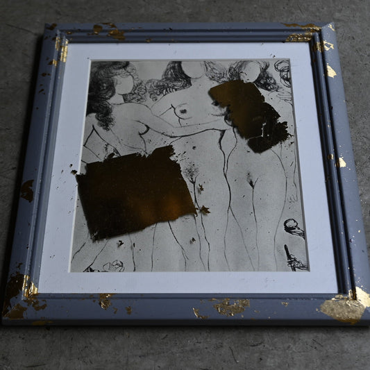 Collage art "Salvador Dalí&Gala"（Curios）｛RM-00114｝