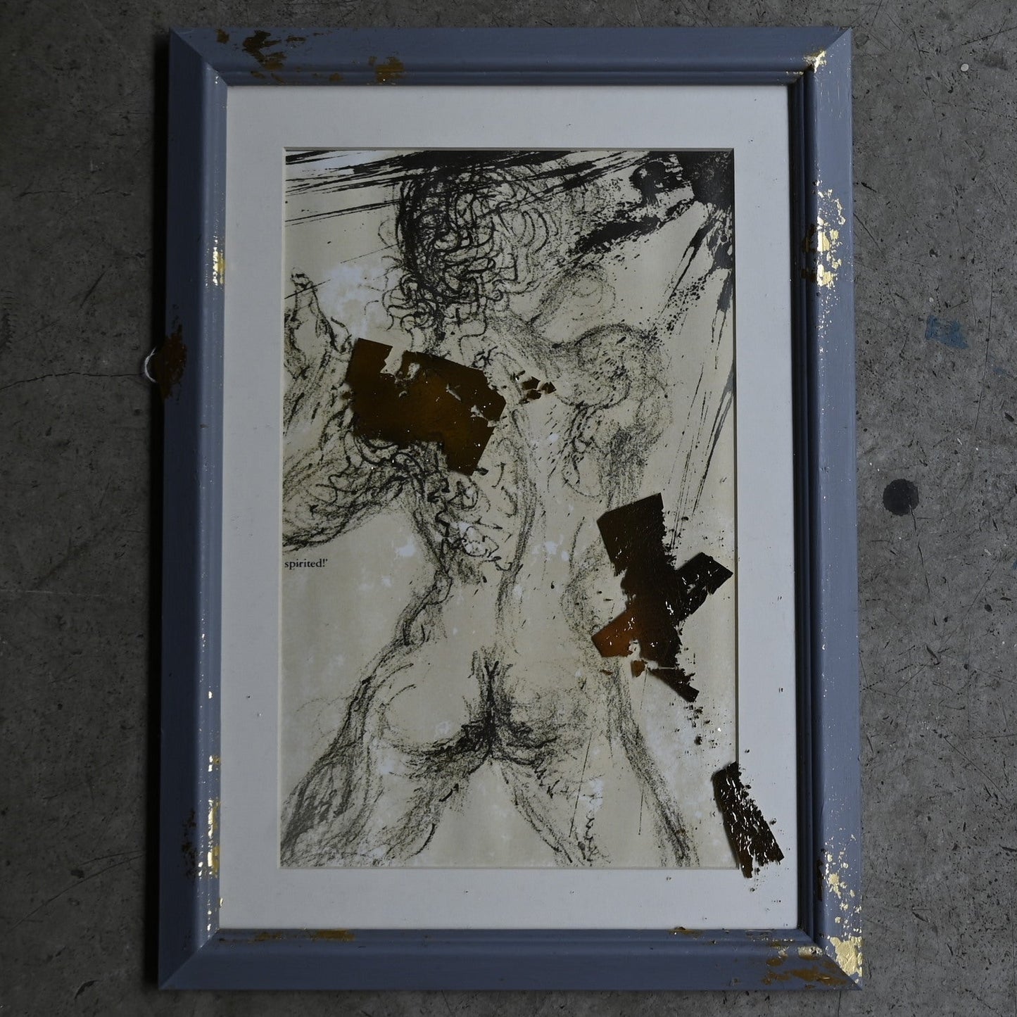 Collage art "Salvador Dalí&Gala"（Curios）｛RM-00116｝