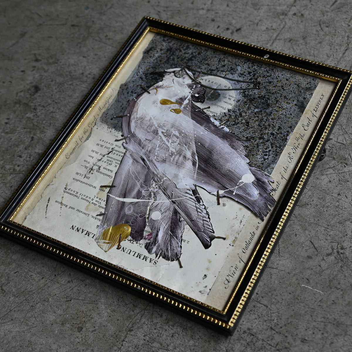Collage art "CHAIN"（Curios）｛RM-00102｝