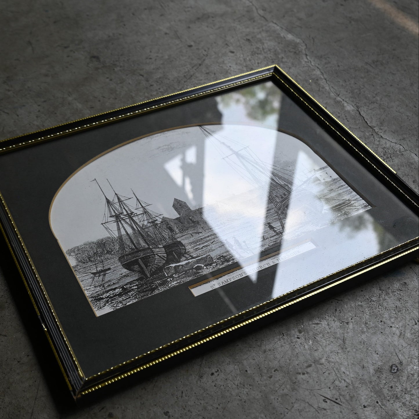 Antique Black frame "Napoléon III style" ｛RB-00514｝