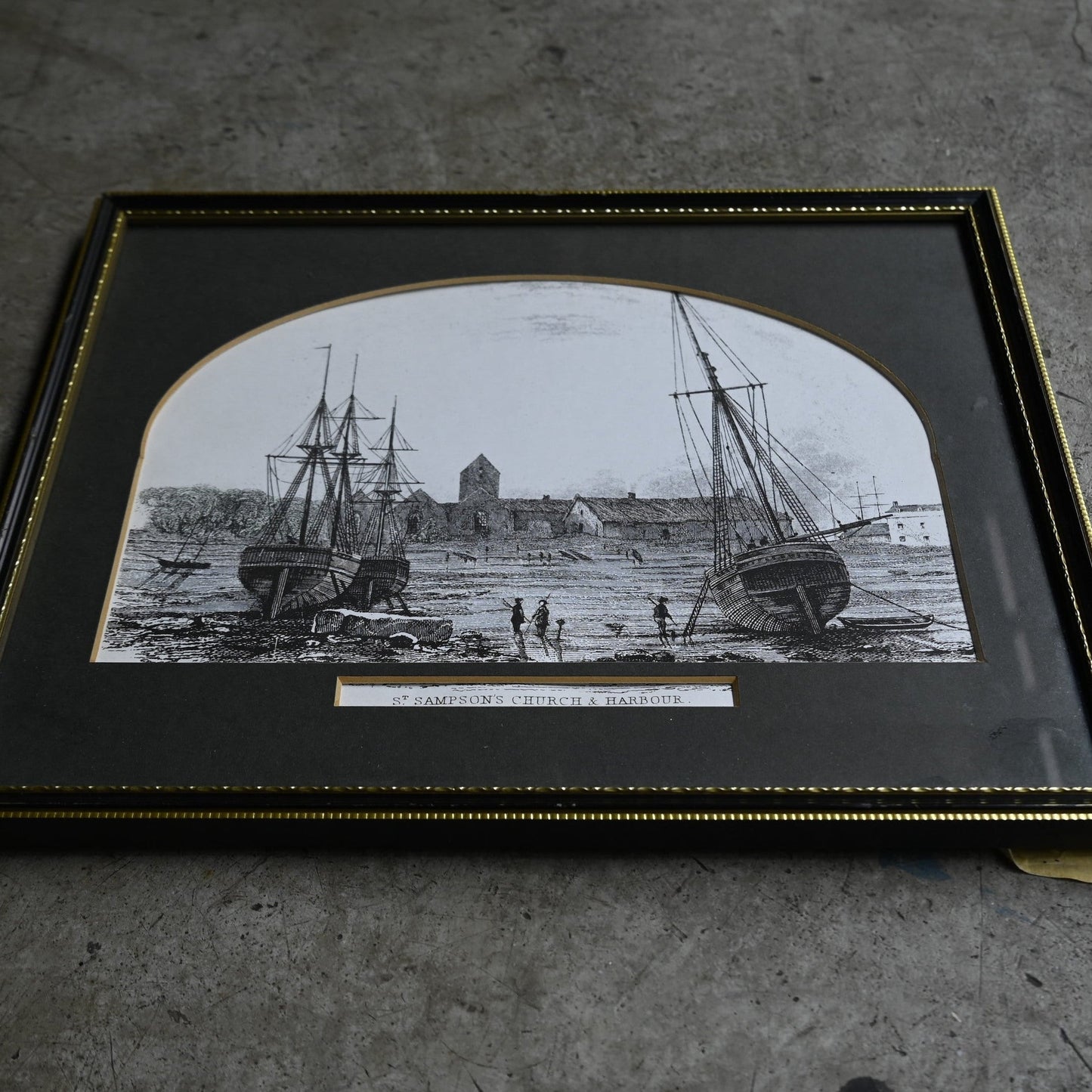 Antique Black frame "Napoléon III style" ｛RB-00514｝