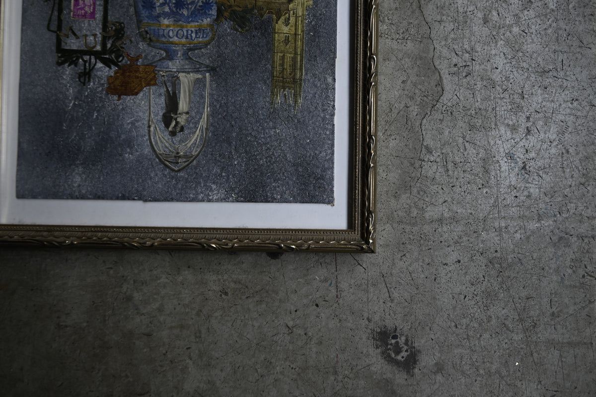 Collage art "LOUVRE"（Curios）｛RM-00105｝