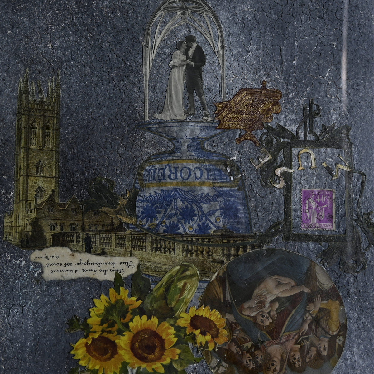 Collage art "LOUVRE"（Curios）｛RM-00105｝
