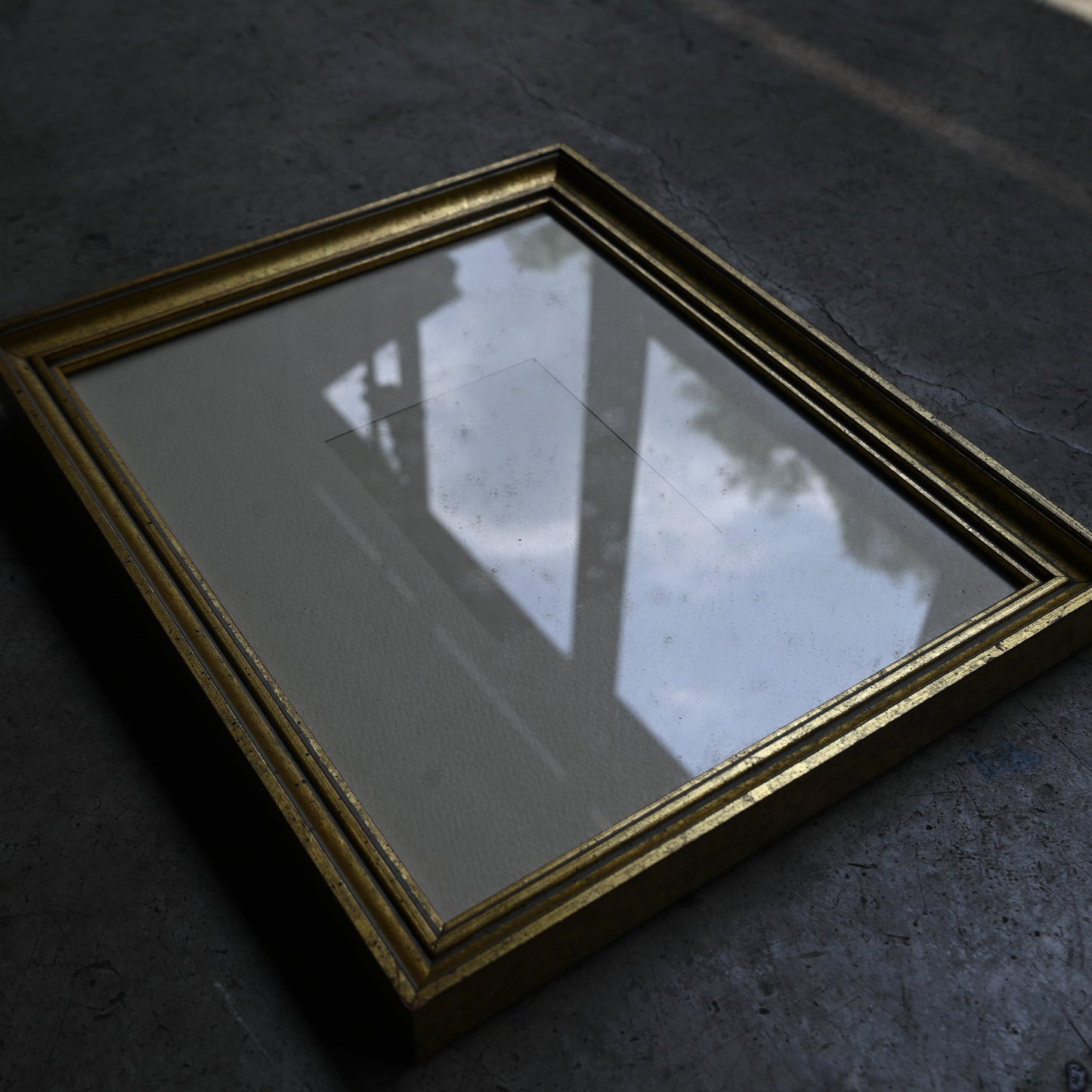 Gold square frame｛RB-00518｝