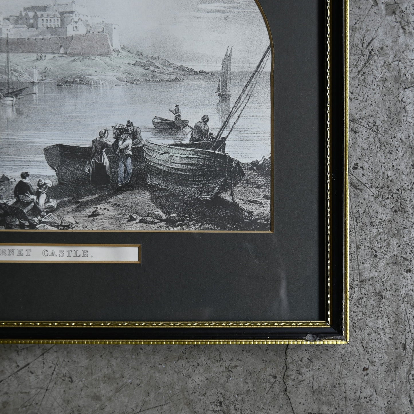 Antique Black frame "Napoléon III style" ｛RB-00515｝