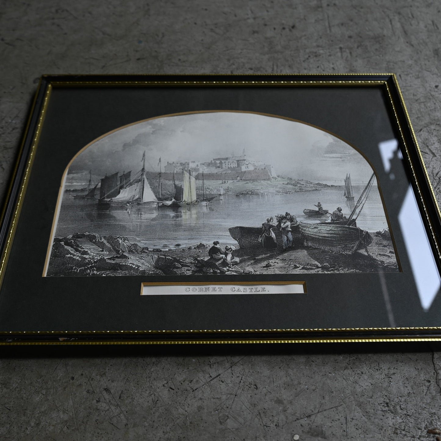 Antique Black frame "Napoléon III style" ｛RB-00515｝