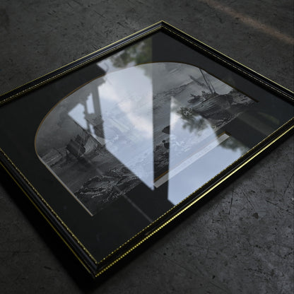 Antique Black frame "Napoléon III style" ｛RB-00515｝