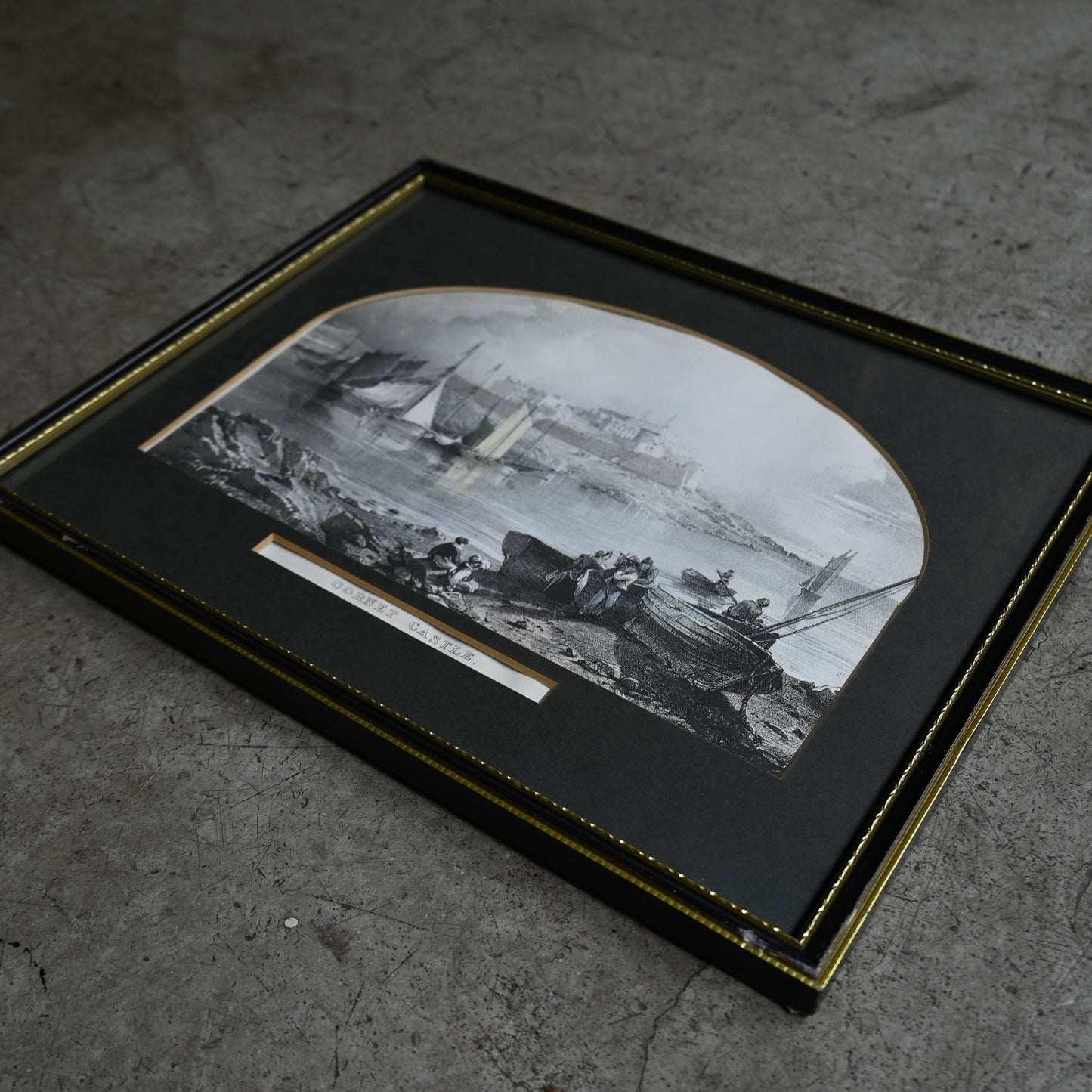 Antique Black frame "Napoléon III style" ｛RB-00515｝