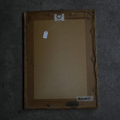 Fashion Plate Print Metal Gold Frame｛RB-00521｝