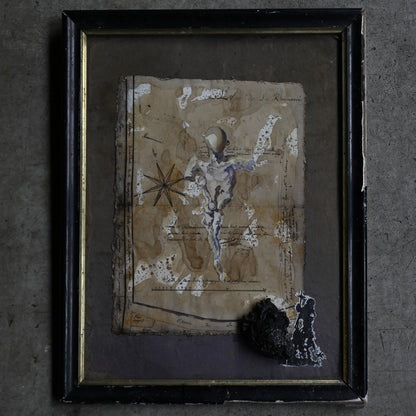 Collage art "Salvador Dalí&Gala"（Curios）｛RM-00117｝