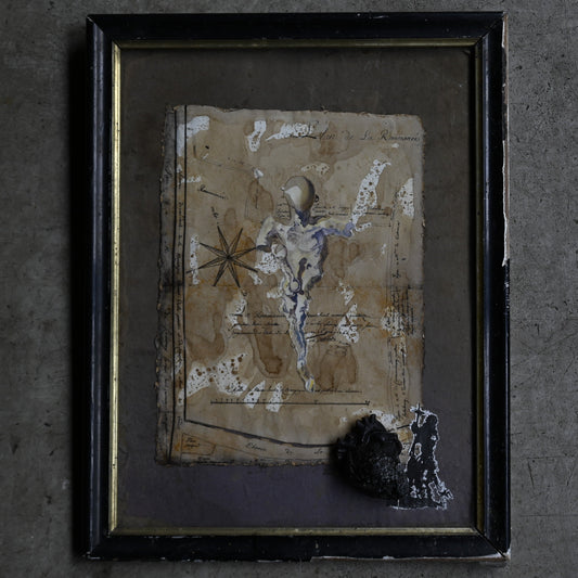 Collage art "Salvador Dalí&Gala"（Curios）｛RM-00117｝