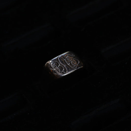 Signet Ring "1888s 9k "｛RM-00301｝