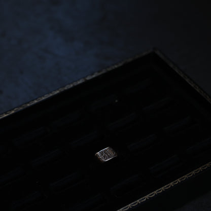 Signet Ring "1888s 9k "｛RM-00301｝