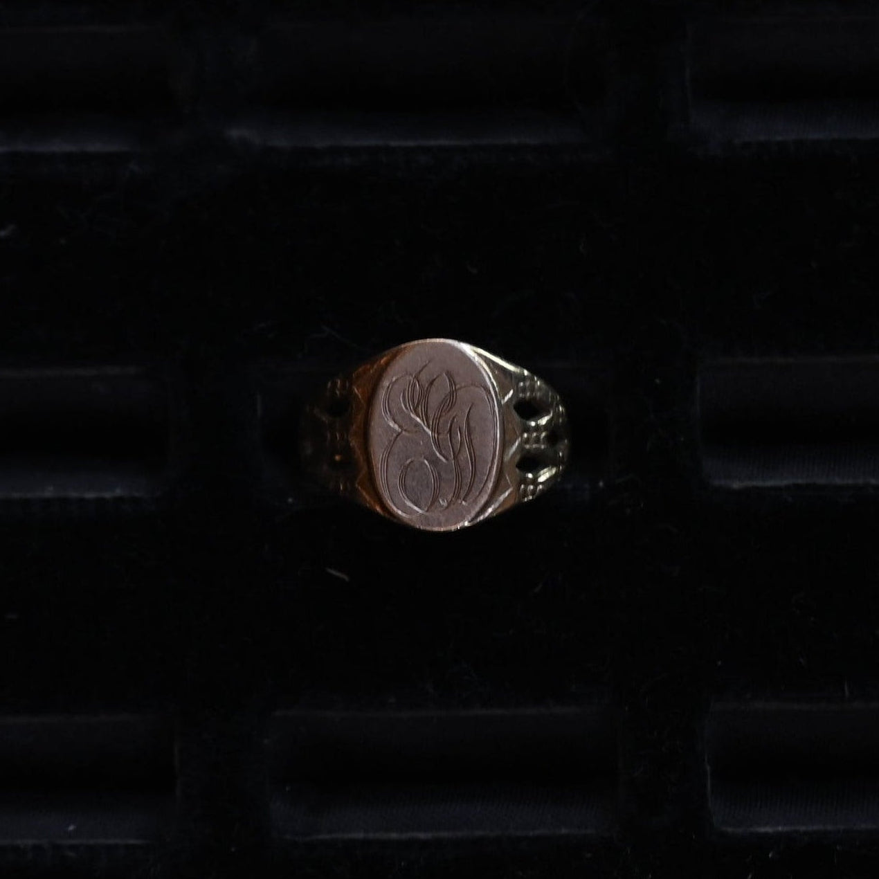 10k Signet Ring ｛RM-00302｝