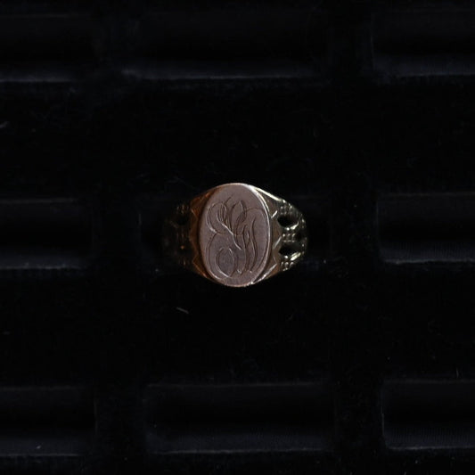 10k Signet Ring ｛RM-00302｝