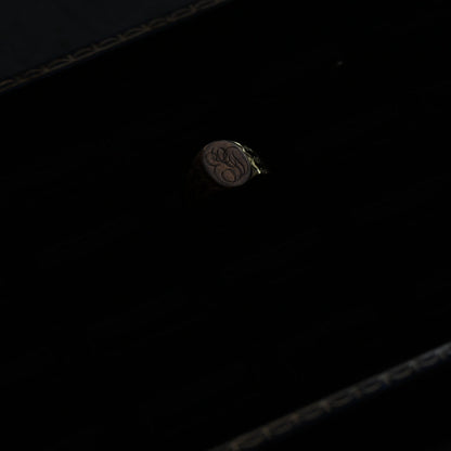 10k Signet Ring ｛RM-00302｝
