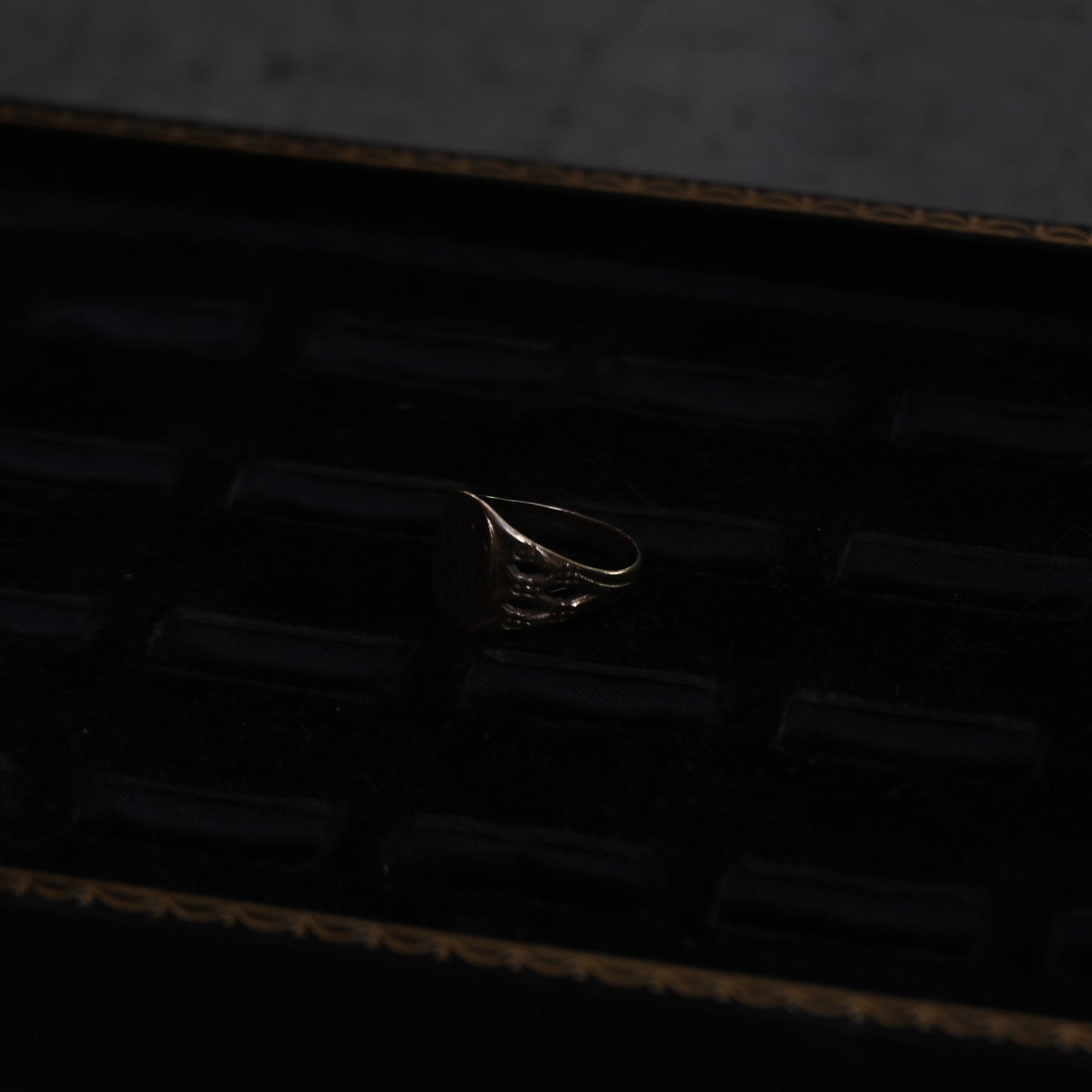 10k Signet Ring ｛RM-00302｝
