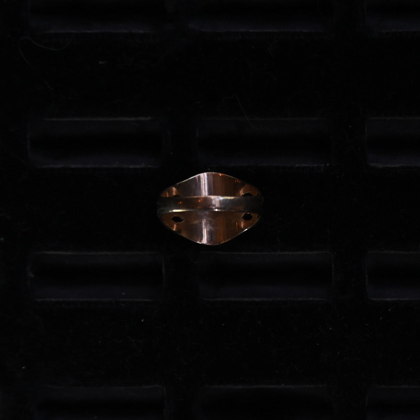 10k Signet Ring ｛RM-00302｝