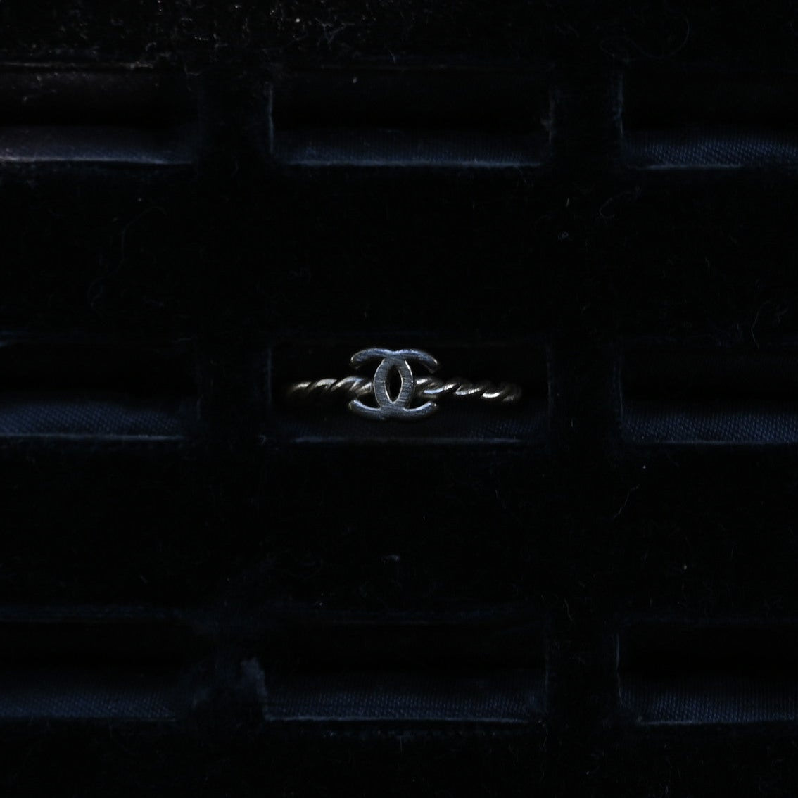 Vintage CHANEL CC Ring ｛RM-00304｝